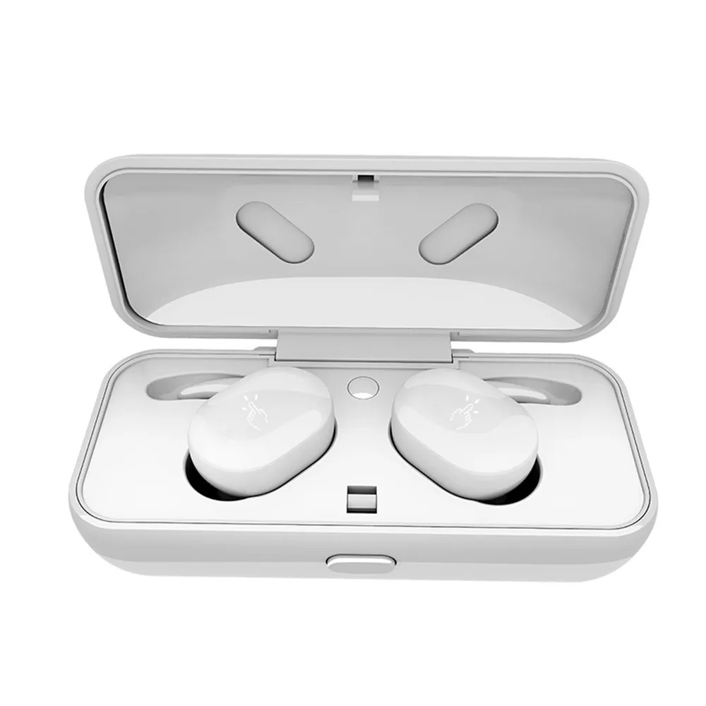 

Kubite Wireless Bluetooth Headphones Earphones with Microphone Charging Box Sports Music Earphones Headsets Handfree Microphone