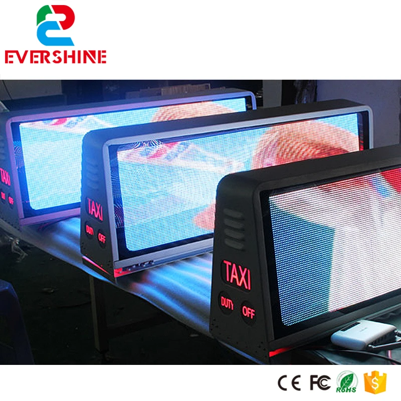 Double Sided P5 Car Roof Sign with 3G,GPS or USB LED Taxi Top