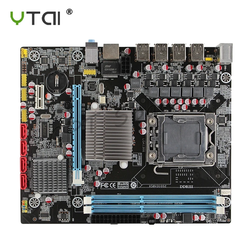 

New X58-M X58 motherboard LGA 1366 SATAIII ATX DDR3 PCI-E16X Xeon X5650 X5675 X5570 L5638 L5640