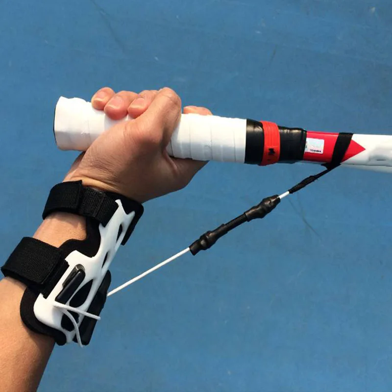 Online Professional Tennis Trainer Practice Serve Ball Machine Sports Training Tool Self study Correct Wrist Posture Accessories