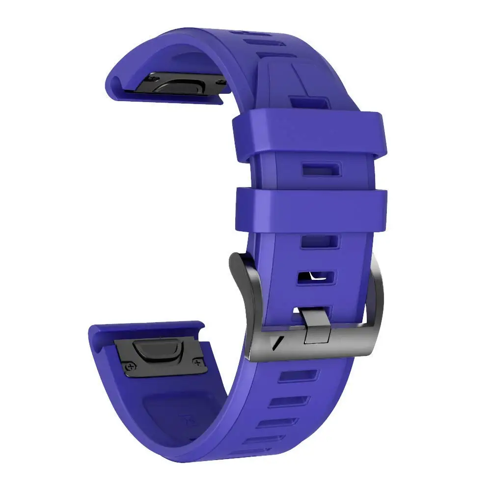 Ремешок силиконовый для спортивных наручных часов 26 мм Garmin Fenix 5X/5X Plus/D2 ли/Fenix3/3 HR |