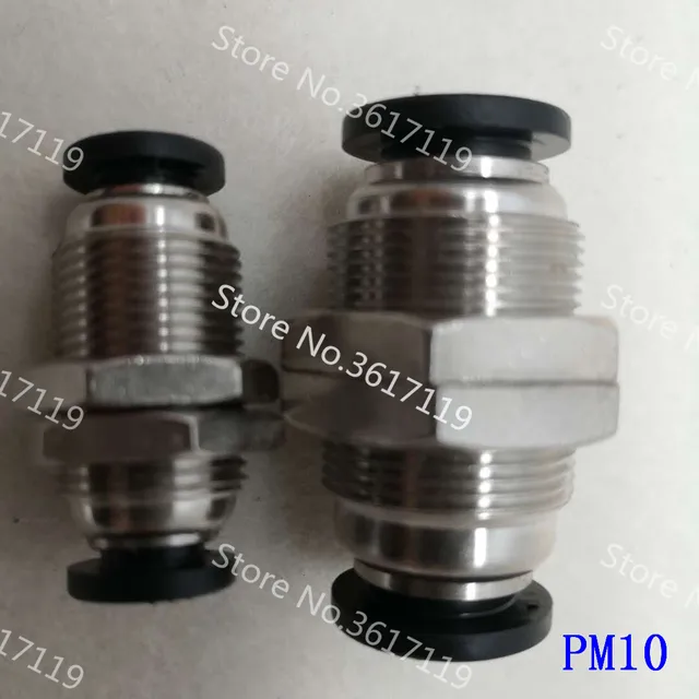 10pcs/lot PM 10 Pneumatic Connector PM Partition Connector Plug PM4/6/8