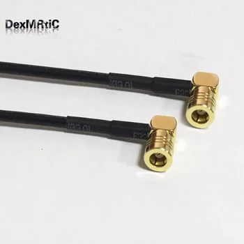 

5XNew SMB Female Jack Right Angle Connector Switch SMB Female Jack Right Angle Connector RG174 Wholesale 20CM 8" Adapter