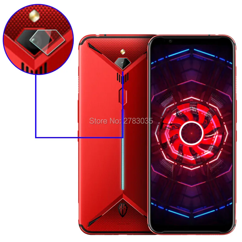 Для zte nubia Red Magic 3/3 s Прозрачная ультратонкая задняя крышка для объектива камеры Защитная пленка для задней камеры защитная пленка из закаленного стекла