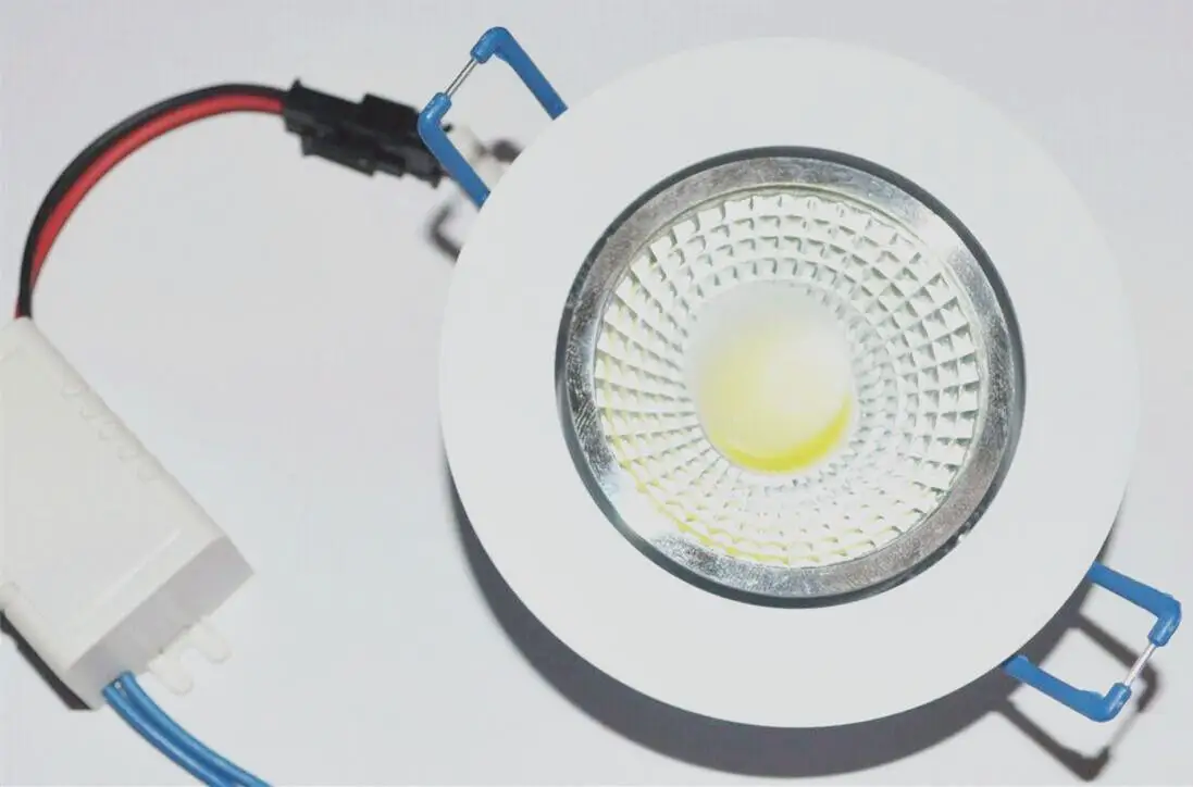 Zk93LED потолочный светильник 7 Вт 9 12 LED COB Чип Потолочный встраиваемый Светодиодный