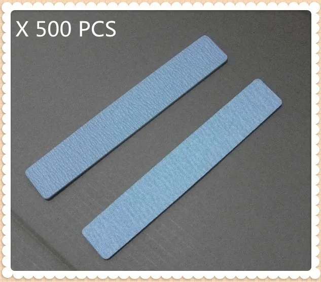 

emery board 500pcs/lot nail art Rectangular Grey sandpaper nail file for nail art FREE SHIPPING #SC0621-01