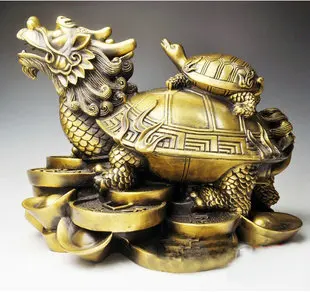 

wholesale bronze factory Copper crafts feng shui home decoration gift lucky anti lilliputian bibbery turtle
