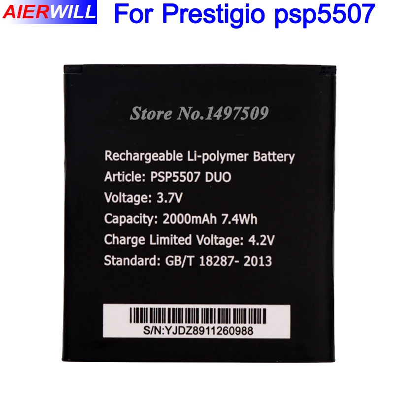 Высокое качество для Prestigio PSP5507 Battery DUO 2000mAh | Мобильные телефоны и аксессуары