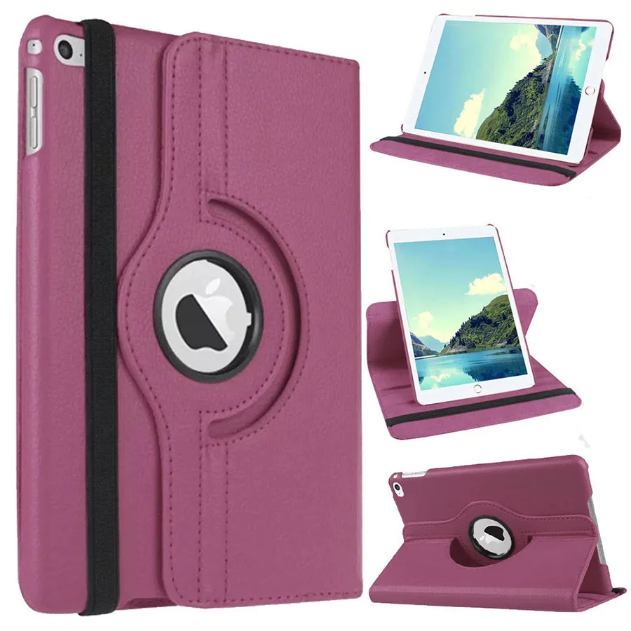 

Auto Sleep Wake Smart Cover For iPad 2 3 4 Case 360 Rotating PU Leather Flip Stand Cover For iPad 2 3 4 A1416 A1430 A1458 Case