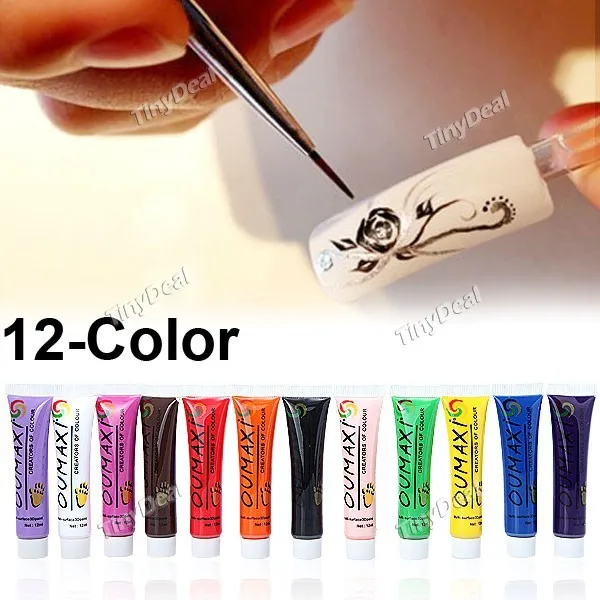 Fashion 3d Nail Polish Pen Gel Painting Drawing 100 Brand New