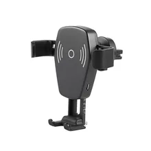 Auto Air Vent Phone Mount Holder Stand with Wireless Car Charger 10W Gravity Linkage Fast Charge for Mobile Phone Car-styling