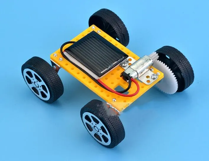 DIY солнечной игрушки модель автомобиля собрать игрушки солнечный автомобиль мини солнечной энергии игрушка гонщик ребенок малыш
