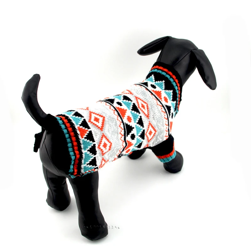 Бриллиантами в форме собаки свитер зимняя одежда для домашних животных, котов ДЖЕМПЕР МОДНЫЕ собака вязаное пальто для маленького щенка домашних животных Костюм Рождественский подарок