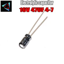 50 шт качество Higt 16 V 47 мкФ 4-7 мм 47 мкФ 16 V 4*7 электролитический конденсатор