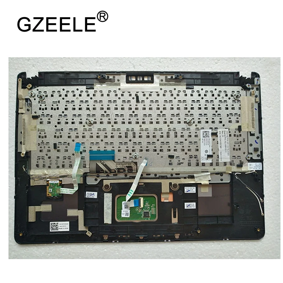 US $53.80 GZEELE New Palmrest topcase for DELL VOSTRO V5460 5460 5470 PN56M9 US Keyboard Upper cover Touchpad with fingerprint