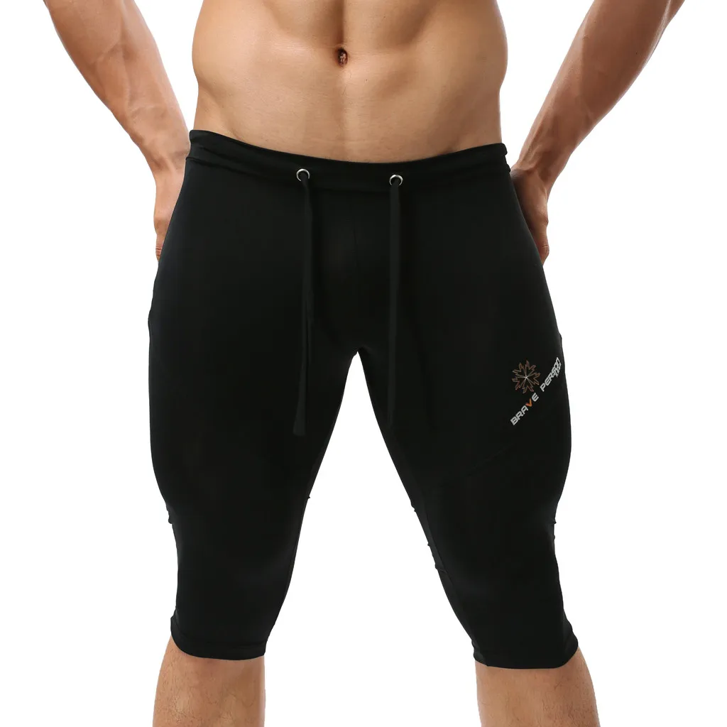 

Hot Swimwear Men Competitive Swim Briefs Trunks Male Swimsuit Racing Jammers Sharkskin Swimming Black Board Shorts Plus Size 3XL