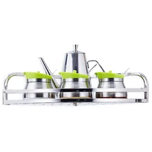 Monolayer подставка для подвешивания на стену из нержавеющей стали, кухонная полка, треугольная область, угловая приправа, треугольная стойка, угловая рама, LU42411