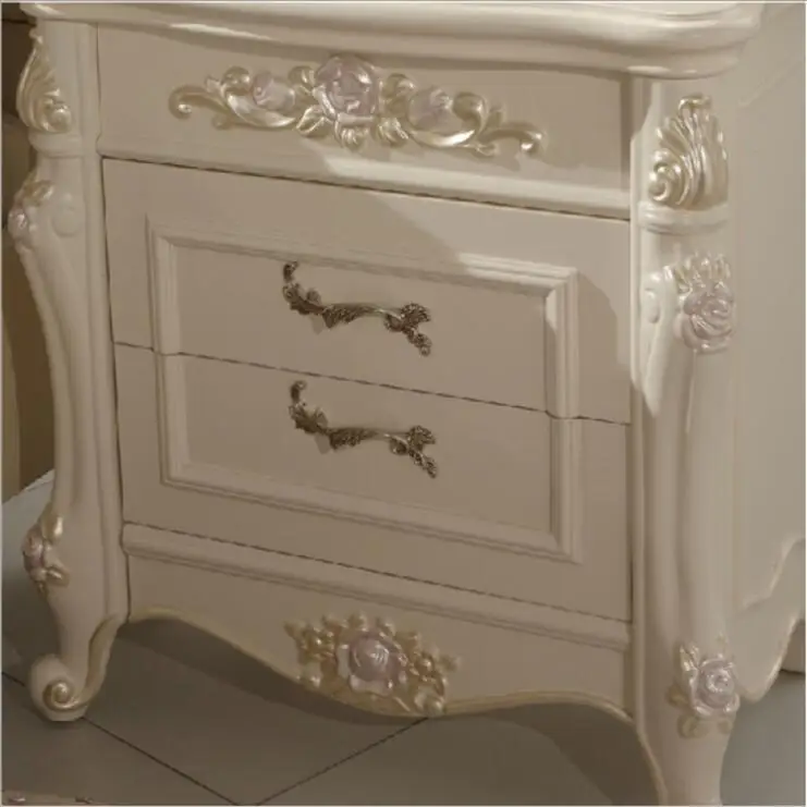 high quality bed Fashion European French Carved bed nightstands 10307 high quality bed Fashion European French Carved bed nightstands 10307