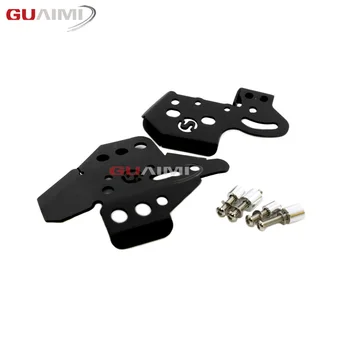 

For BMW F800GS 13-16 Left Right Heel Guard Foot Peg Bracket Rear Set Black Titanium