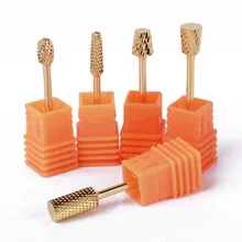 1 Pc Golden Nail Drill Machine Nail File Multi Size Electric Sander Gel Nail Polish Cuticle Remover Nail Art Replacement Tool