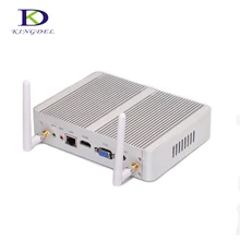 Intel CPU Mini PC Windows 10 Core i3 Fanless PC Win 7/8/10 1.7GHz Speed with HDMI Gigabit Lan 8G RAM 128G SSD