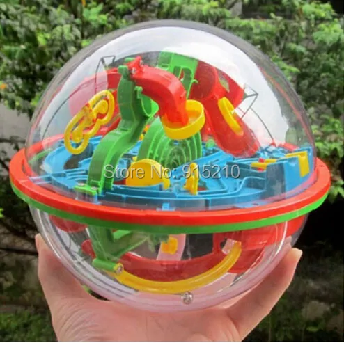 100 Levels 929A Magic Intellect Ball Puzzle ball Small Educational Marble Puzzle Game perplexus magnetic balls