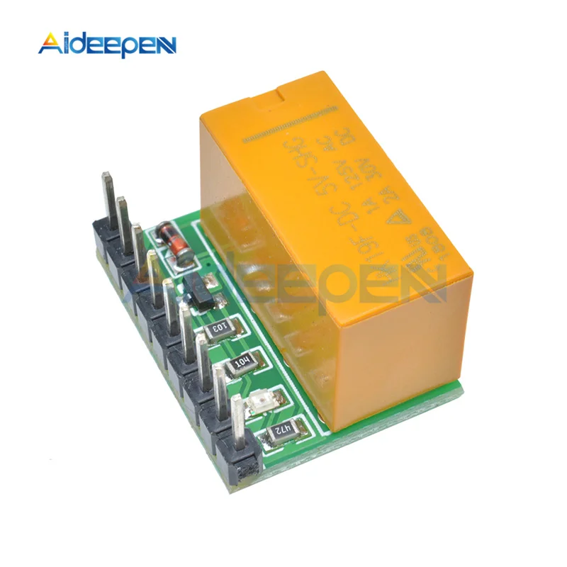 Релейный модуль Mini DC 5 в 12 В DPDT двухполюсный двухрядный коммутатор плата с