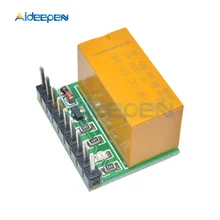 Релейный модуль Mini DC 5 в 12 В DPDT, двухполюсный двухрядный коммутатор, плата с обратной полярностью для Arduino UNO Raspberry Pi