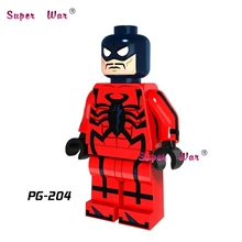 50 шт. Супер герои Marvel Человек-паук Мария Васкес Тарантул строительные блоки, друзья хобби модель наборы игрушки для