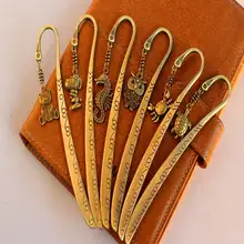 100 шт Новые Креативные ретро милые животные металлические закладки для книг студентов винтажные Bookarks учители школьные принадлежности для подарков