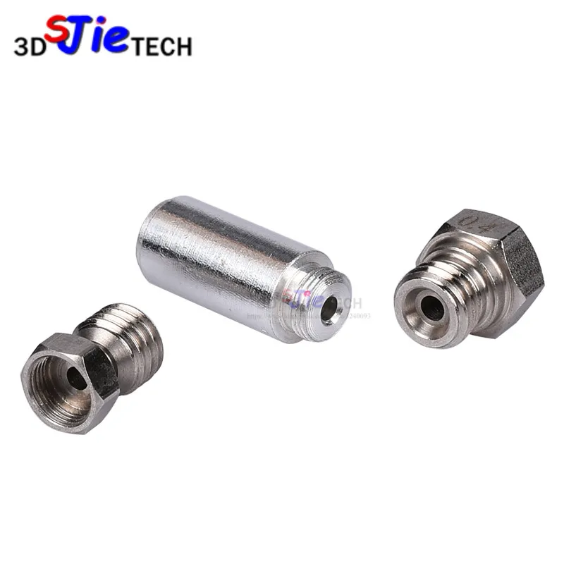 cheap Flashforge CTC 3D printer sapre parts MK10 All Metal Hotend Upgrade Kit M7 for 1.75mm thermal barrier tube Stainless steel