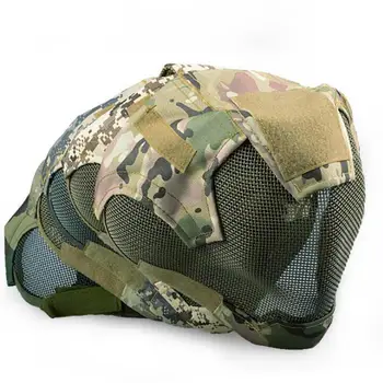 

Multipe Full Face Steel Mesh Protective Mask Tactical Field Hunting V6
