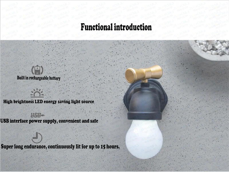 2018 новый кран led маленький ночник перезаряжаемый аккумулятор бра, ночь общежитии прихожая, Топ всасывания Вставить
