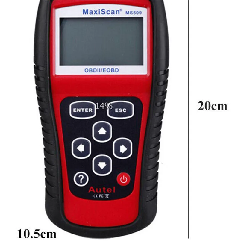 Прямая поставка автомобиля EOBD OBD2 OBDII Live считыватель кода данных диагностический сканер двигателя MS509 комплект#0719