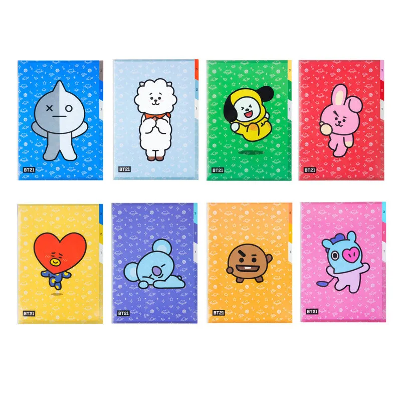 

Kpop Bangtan Boys BTS BLACKPINK File Folder CHIMMY COOKY TATA Document Folder Stuff Portfolio School Office Stationeries