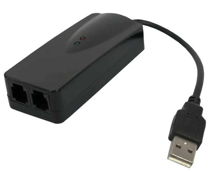 USB Факс-Модем Внешний 56 К Данных Голос V9.0 2 порты для Win7 Ethernet адаптер |