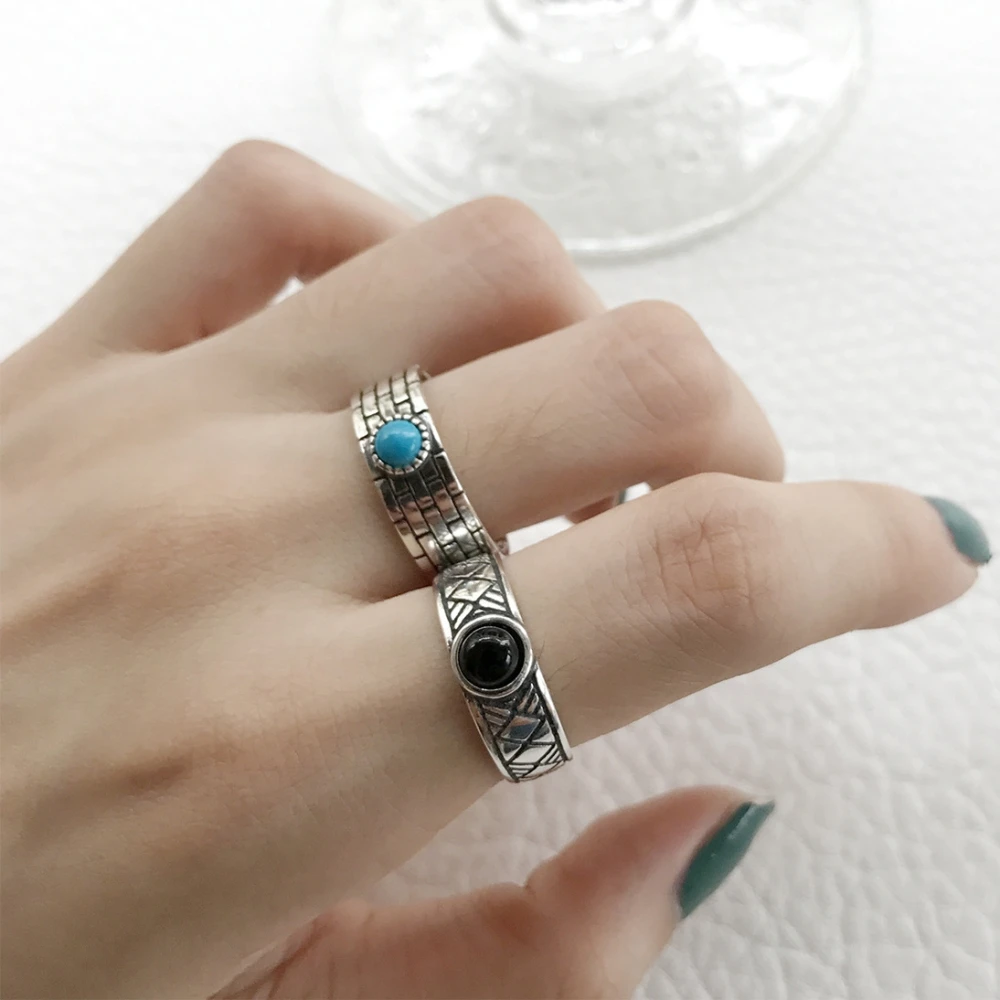 SilverArt 925 Sterling Silver Plated Handmade Black Onyx Earring for Womens and Girls