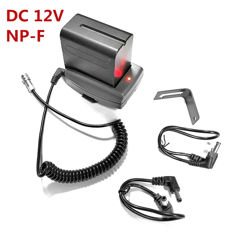 Battery Power Supply System DC 12V NP-F Mount Adapter DC Cable Plate Holder for BMCC BMPCC 4K Blackmagic Pocket Cinema Camera
