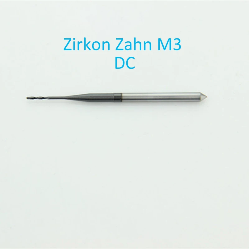 

5 PCS/Lot DC Durable Dental Zirconia Tungsten Carbide Milling Bur Machine Zirkon Zahn M3 System 2.0mm Length 57 mm