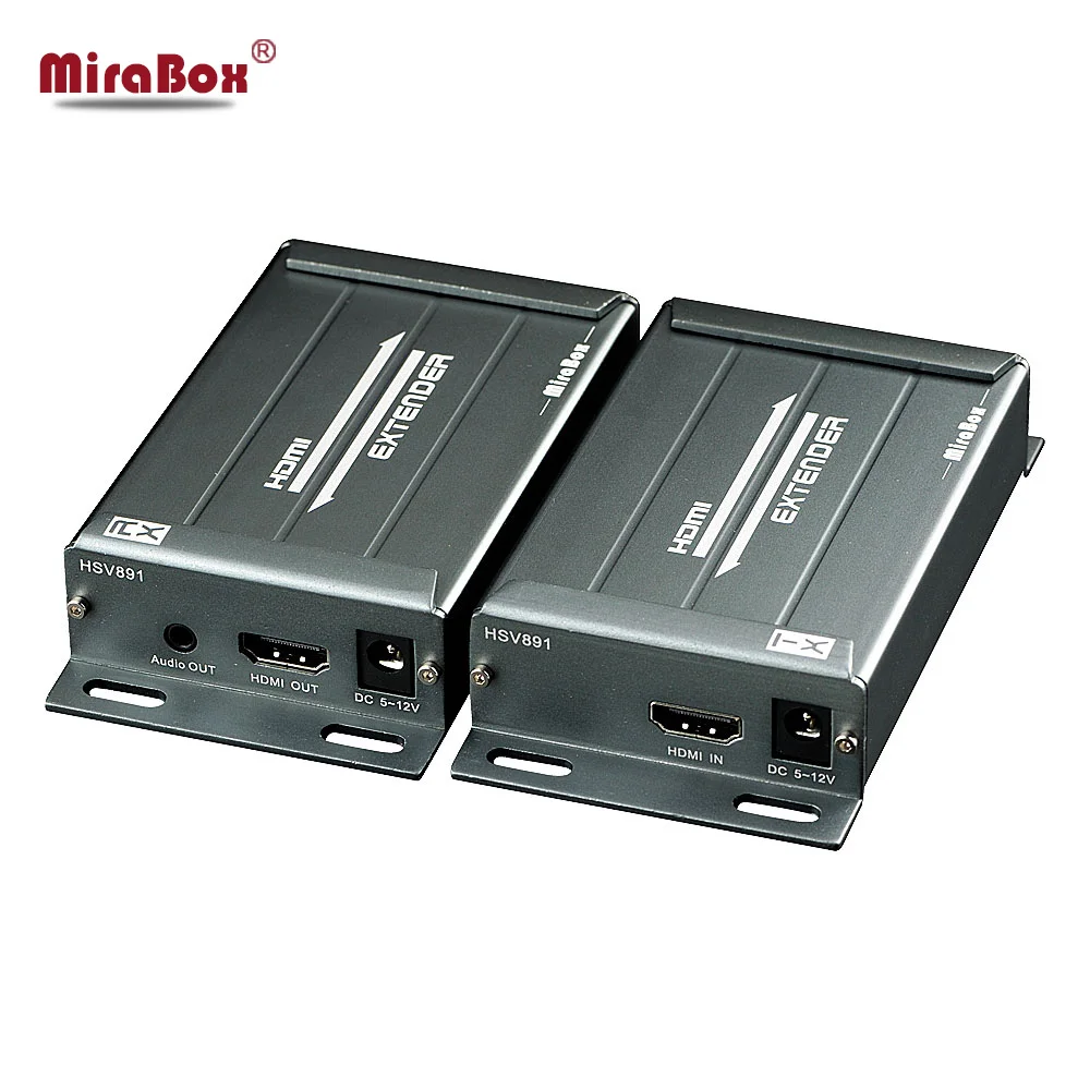HDMI transmitter and receiver over IP with font b audio b font extractor support 1080p 150m