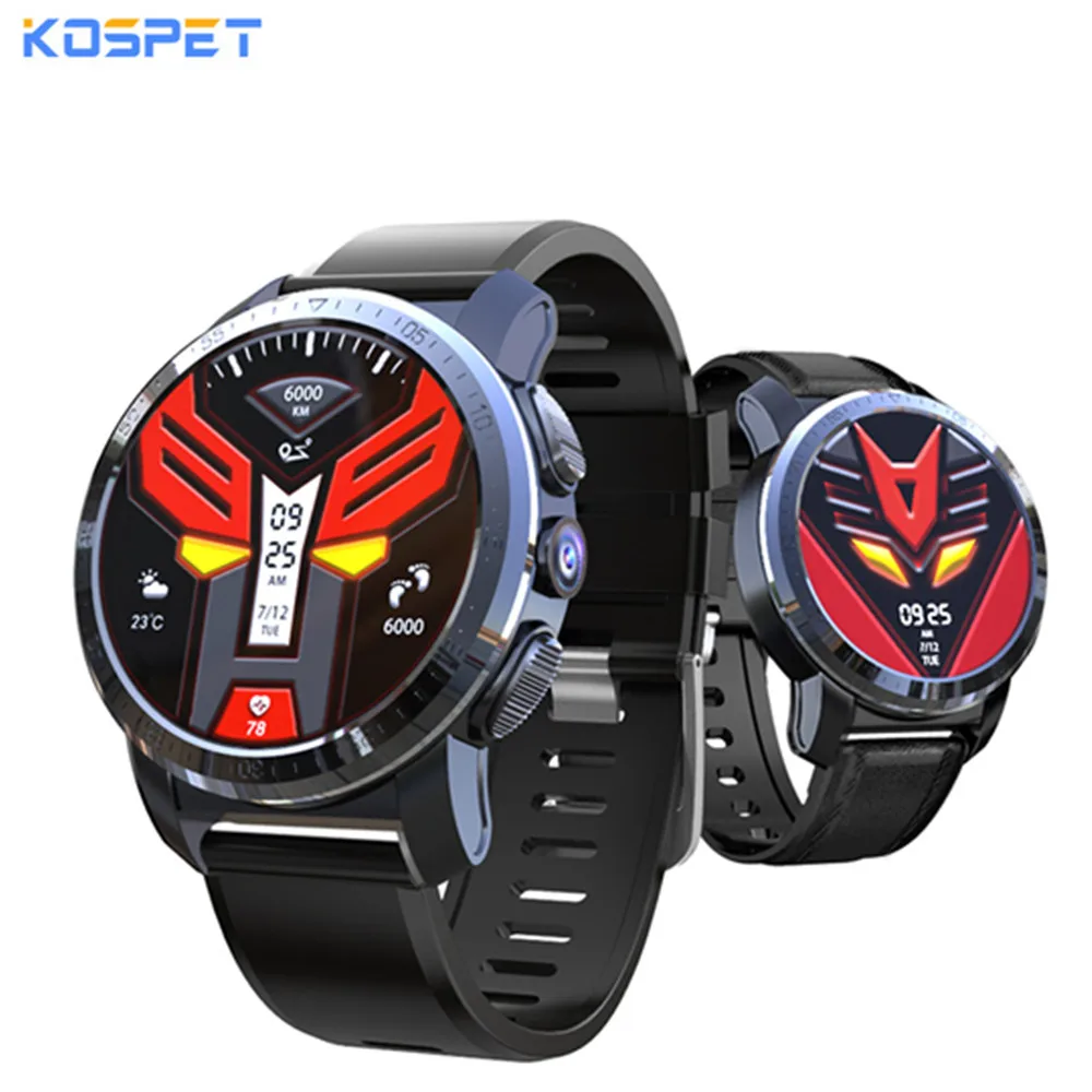 

Kospet Optimus/Optimus Pro Smartwatch Phone Android7.1.1 With GPS Dual System 4G WiFi 8.0MP Camera 2GB 16GB/3GB 32GB Smart Watch