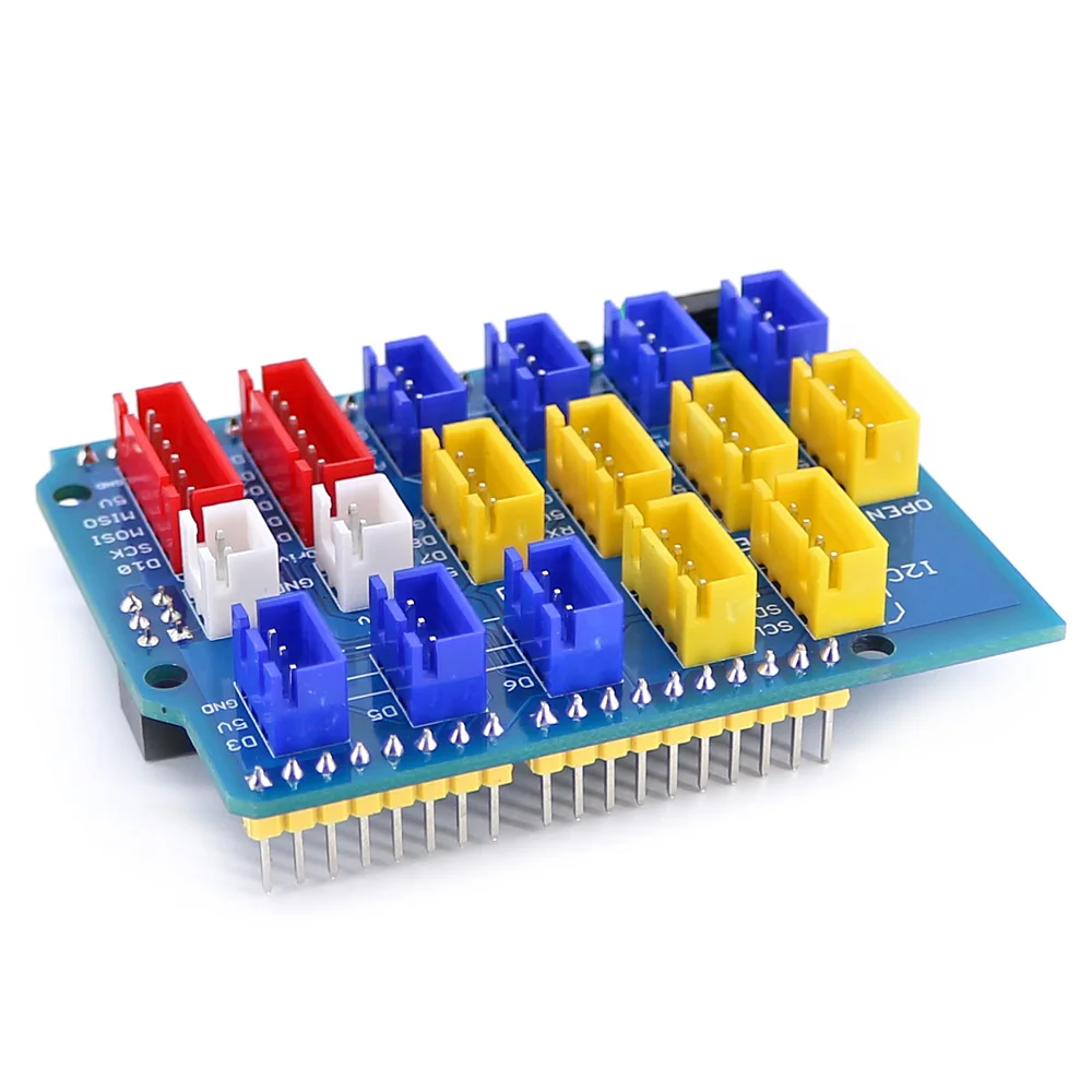 Development Board Easy IO Shield Easy-plug Colorful XH 2.54mm Socket Sensor Expansion Compatible Arduino
