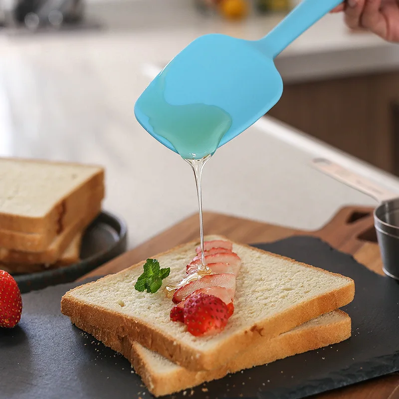

USA Stock Nonstick Baking Silicone spatulas Cake Flour Mix Scraper Oil Scraper of the Factory Direct Sale Baking Tools 28CM Larg