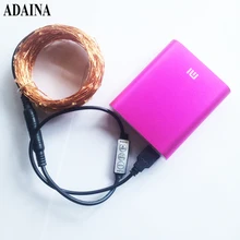 USB 10 m 100 светодиодный s 5 V 33FT пульт дистанционного управления с регулируемой яркостью светодиодный гирлянды медный провод теплый белый/RGB Свадебная декоративная подсветка для вечеринки