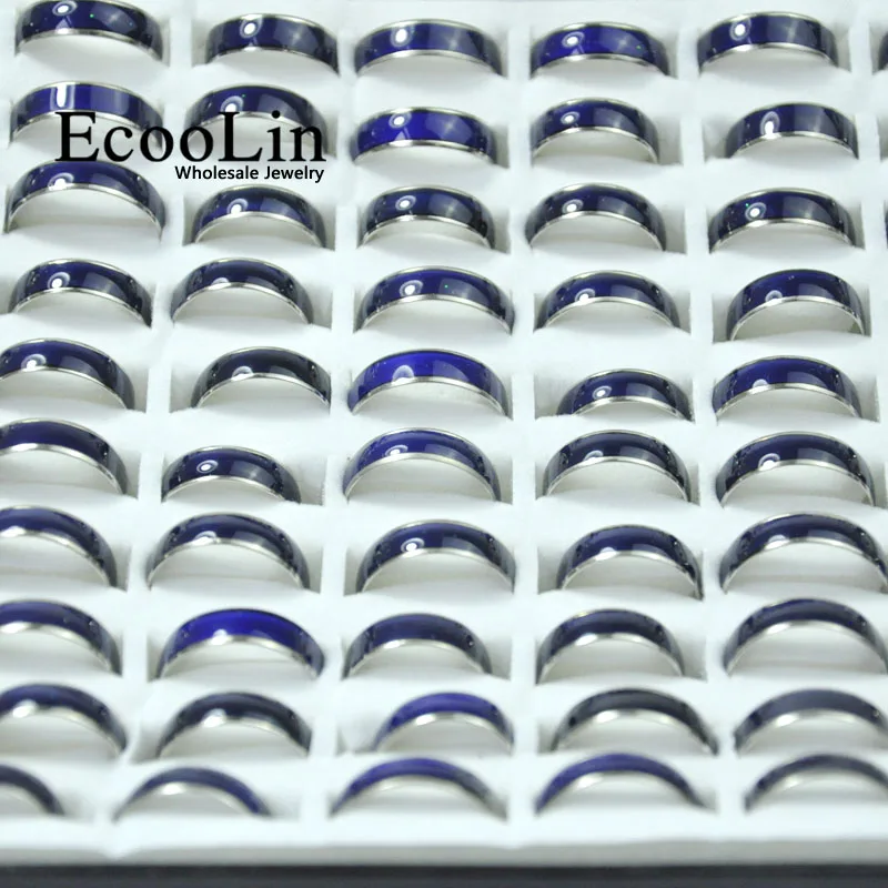 Mood Temperature Change Rings 20Pcs For Men Women