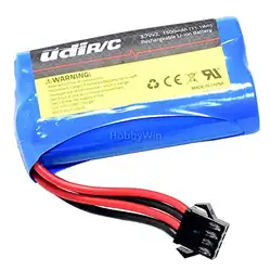 UdiRC часть UDI002-14 батарея 2x3,7 V 1500mAh SM4P разъем для UDI002 RC гоночная лодка