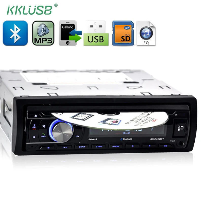 Автомагнитолы 12 В 1 DIN Стерео DVD CD-плееры Авто Аудио Bluetooth Поддержка DVD/CD/cd-