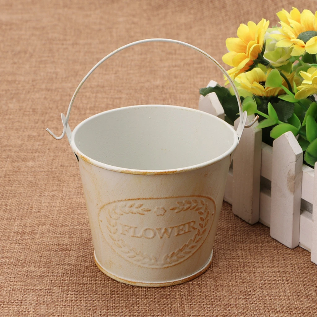 Комплект из 3 предметов лет модный металл ведра для цветов кувшин, ваза дома садоводства декора