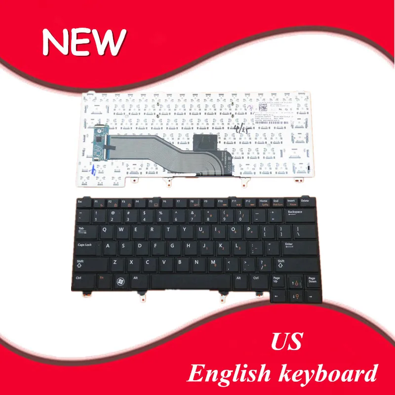 Фото Свяжитесь с нами английской раскладкой клавиатуры для ноутбука Dell Latitude E6420 E5420 E6220