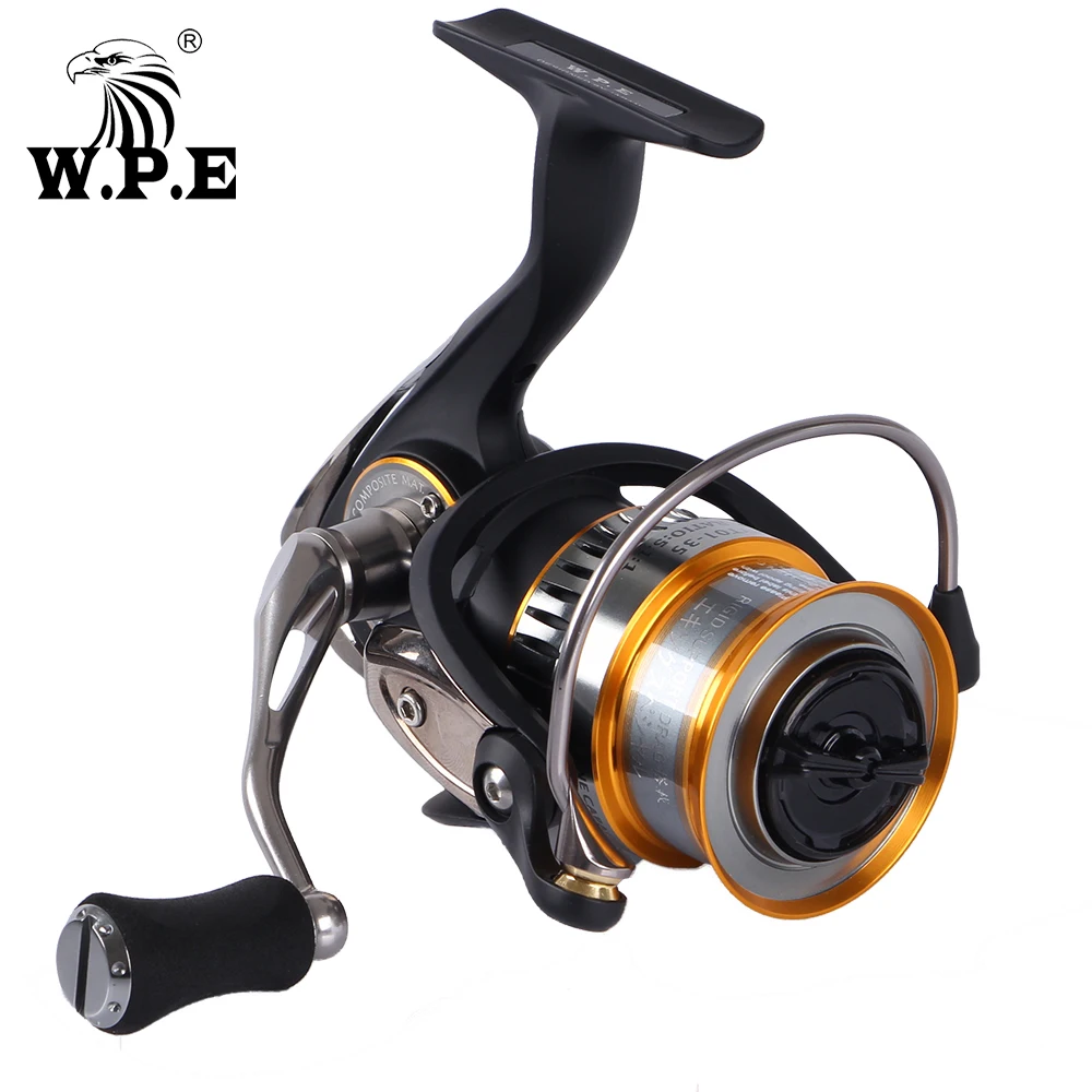 

W.P.E C14+3500 series Saltwater Resistant Carbon Drag Spinning Reel with Large Spool 8KG Max Drag Spinning Fishing Reel